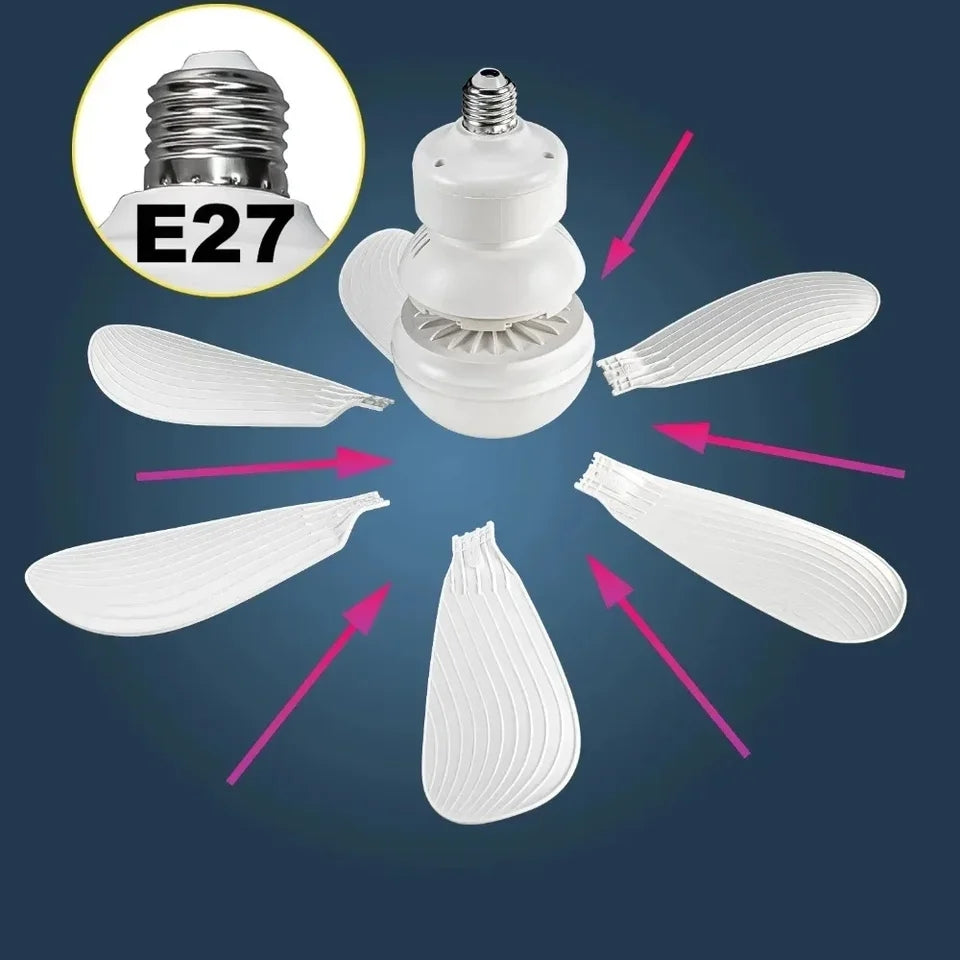 LED Luster sa Ventilatorom 100w
