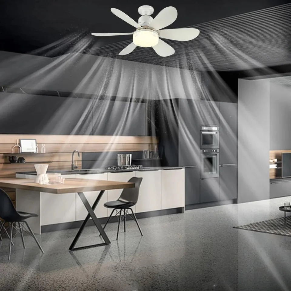LED Luster sa Ventilatorom 100w