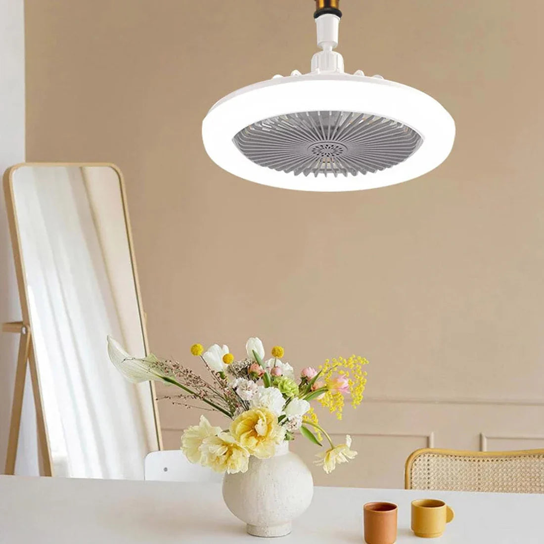 2u1 LED Lampa i Ventilator 30w