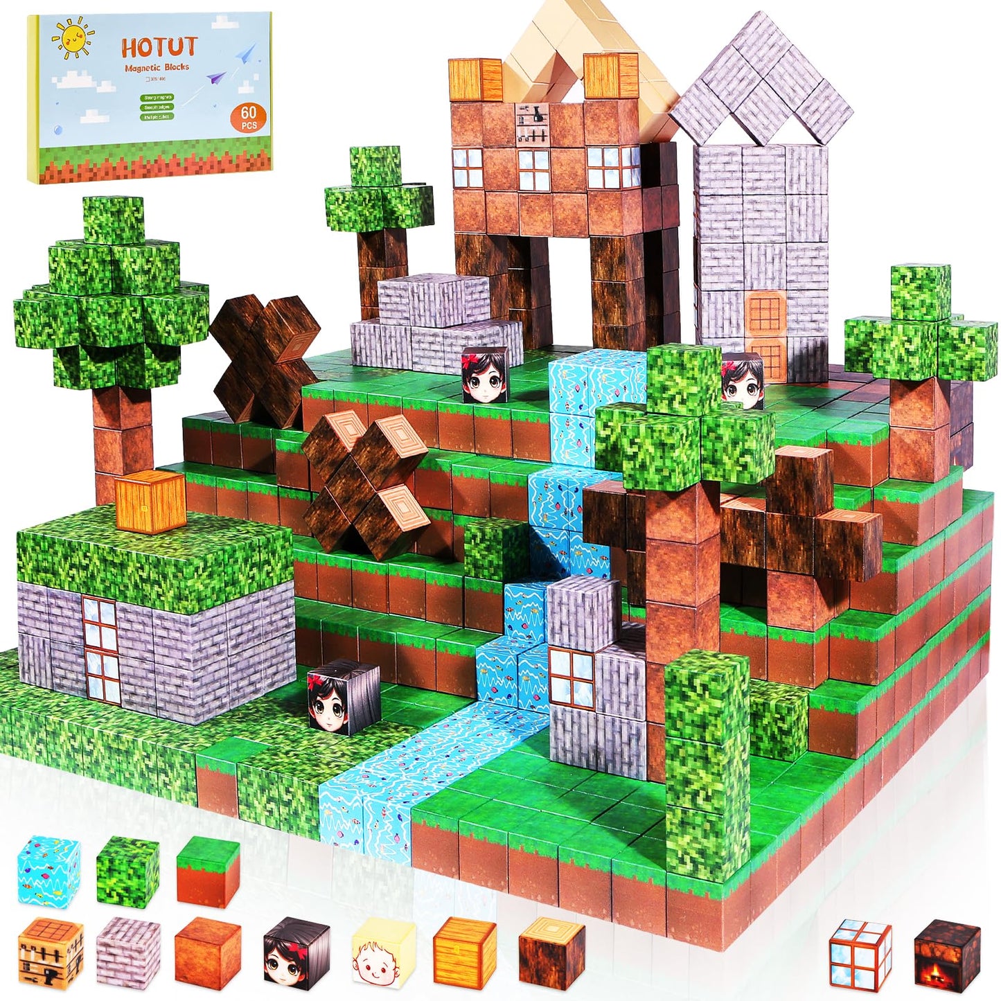 MINECRAFT MAGNETNE KOCKICE