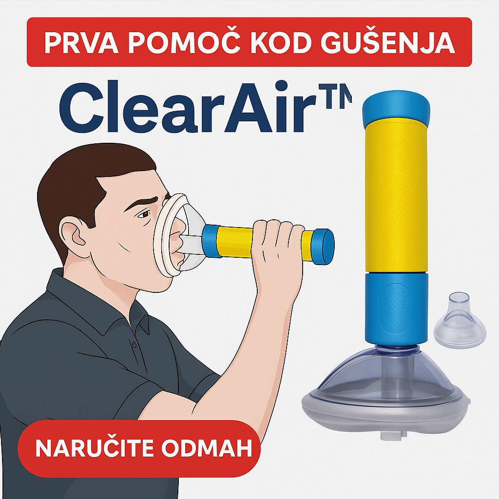 Prva Pomoć kod Gušenja – ClearAir™