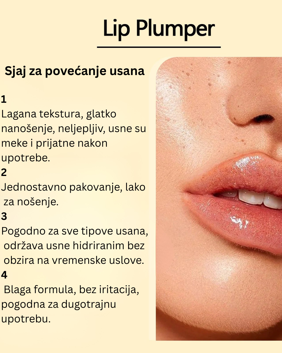 Sjaj Za Povećanje Usana 1+2 GRATIS- 3 KOMADA PO CIJENI JEDNOG