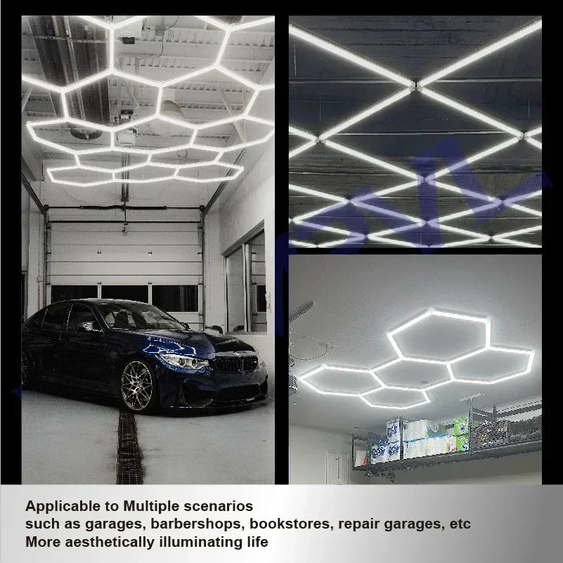 Profesionalna Heksagonalna LED rasvjeta - Za vašu Sobu, Salon ili Garažu !!!