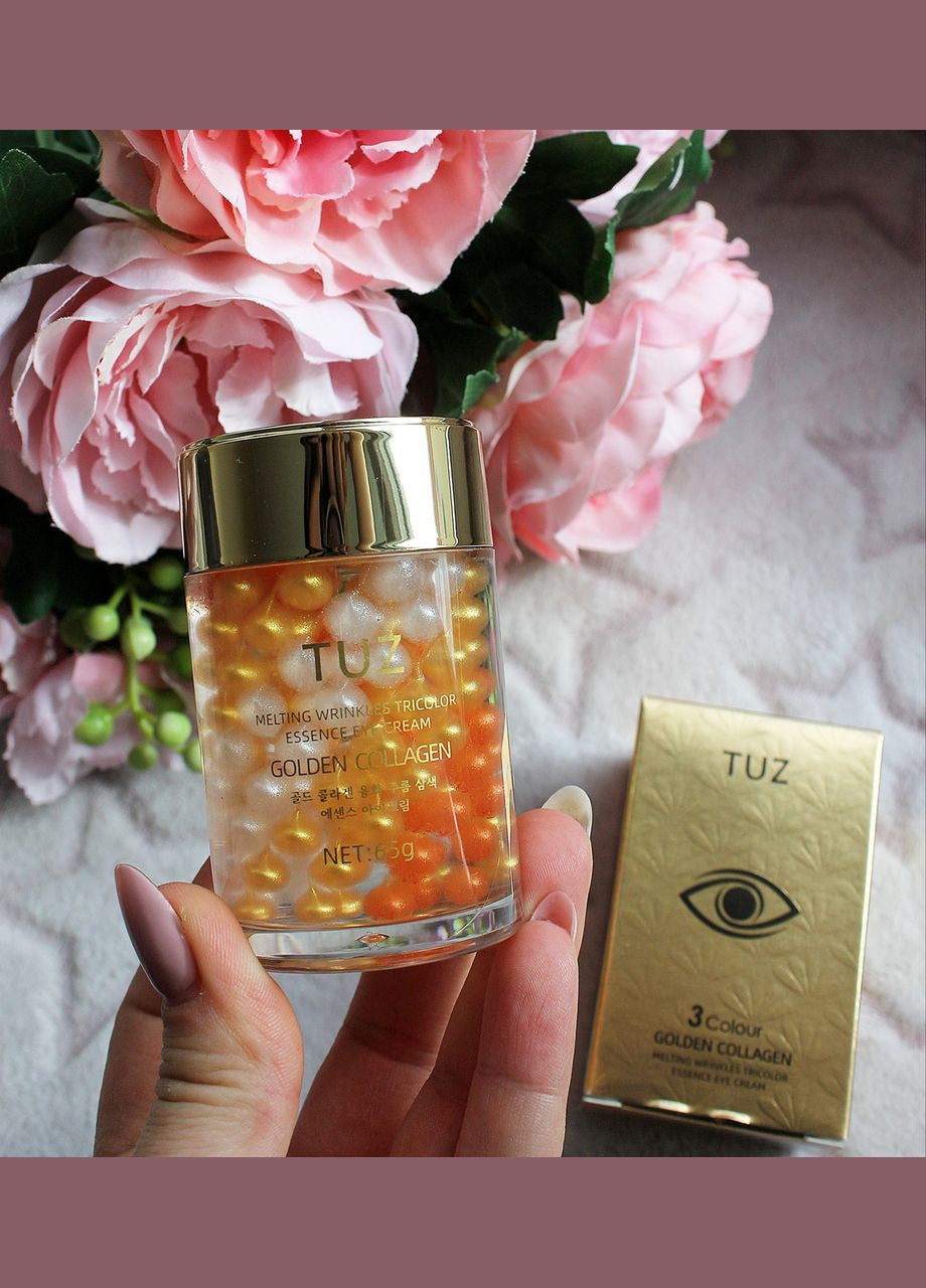 Zlatna Krema za Oči Protiv Bora Sa Kolagenom i Placentom 1+1 GRATIS