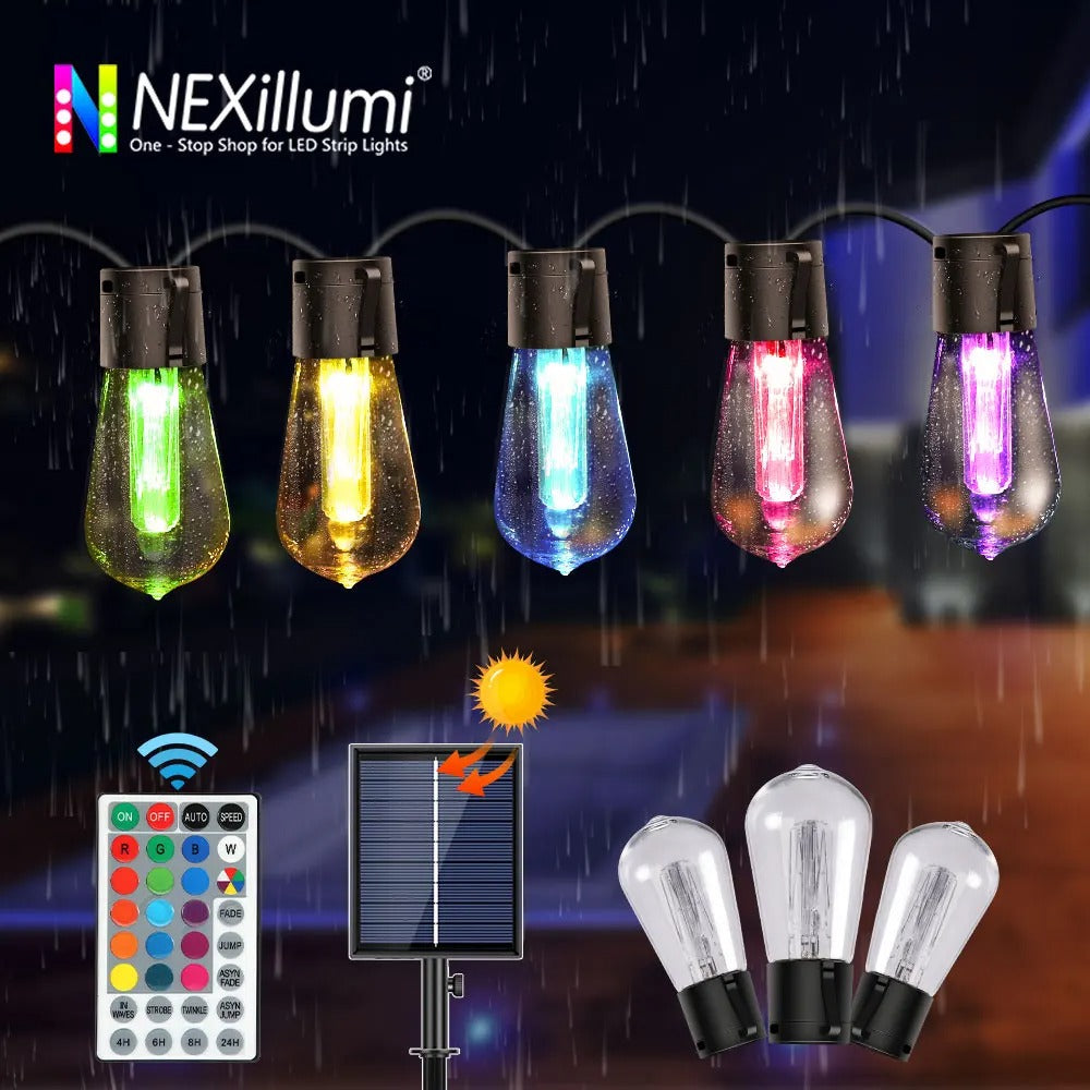 Led Solarne Viseće RGB Lampe