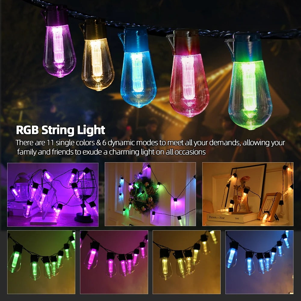 Led Solarne Viseće RGB Lampe