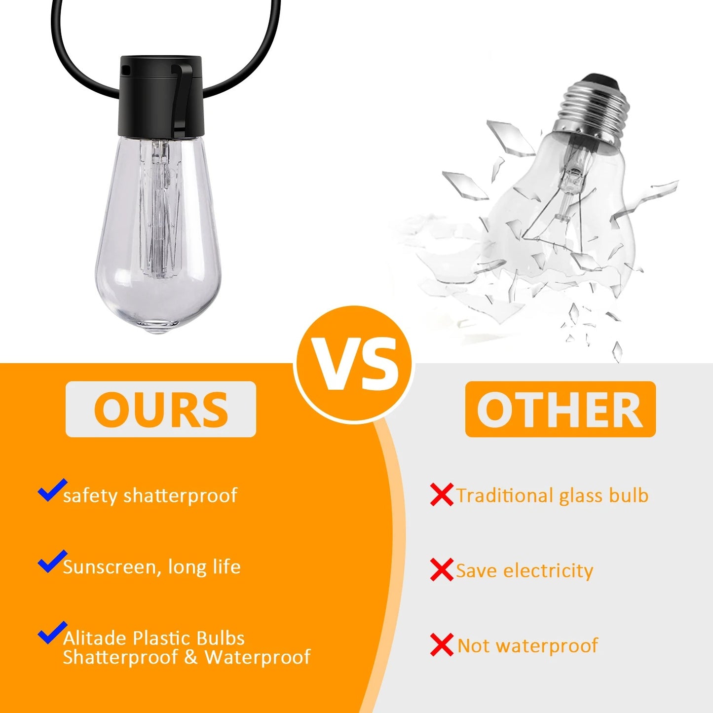 Led Solarne Viseće RGB Lampe