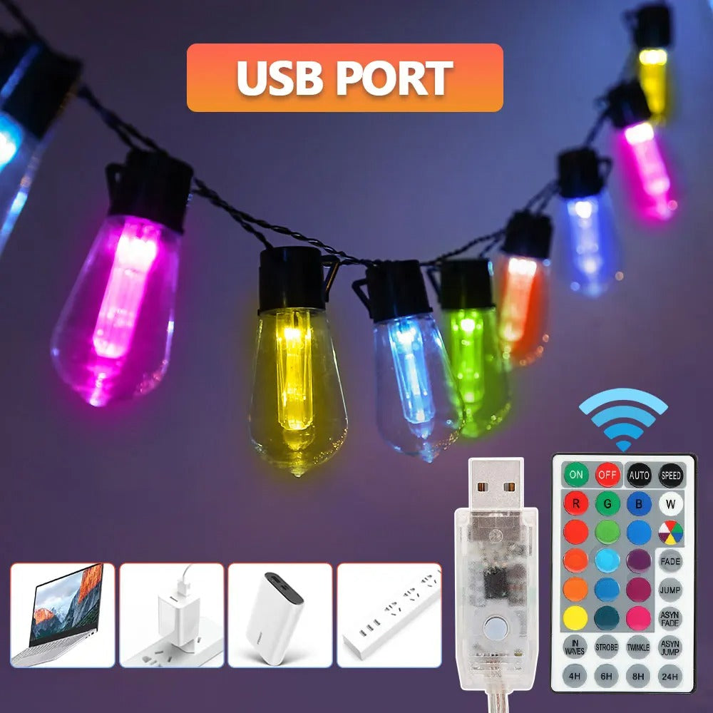 Led Solarne Viseće RGB Lampe