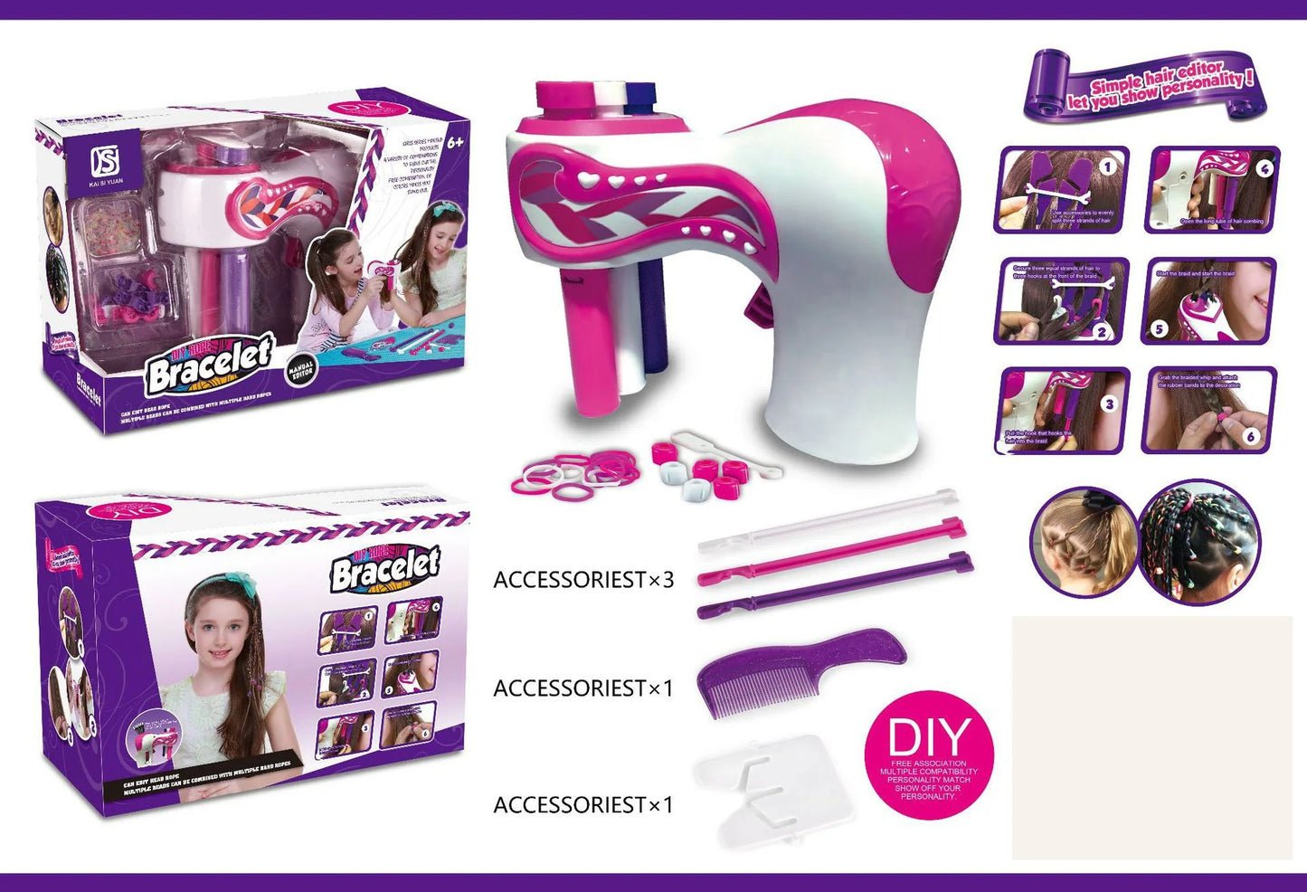 Automatska mašinica za pletenje kose