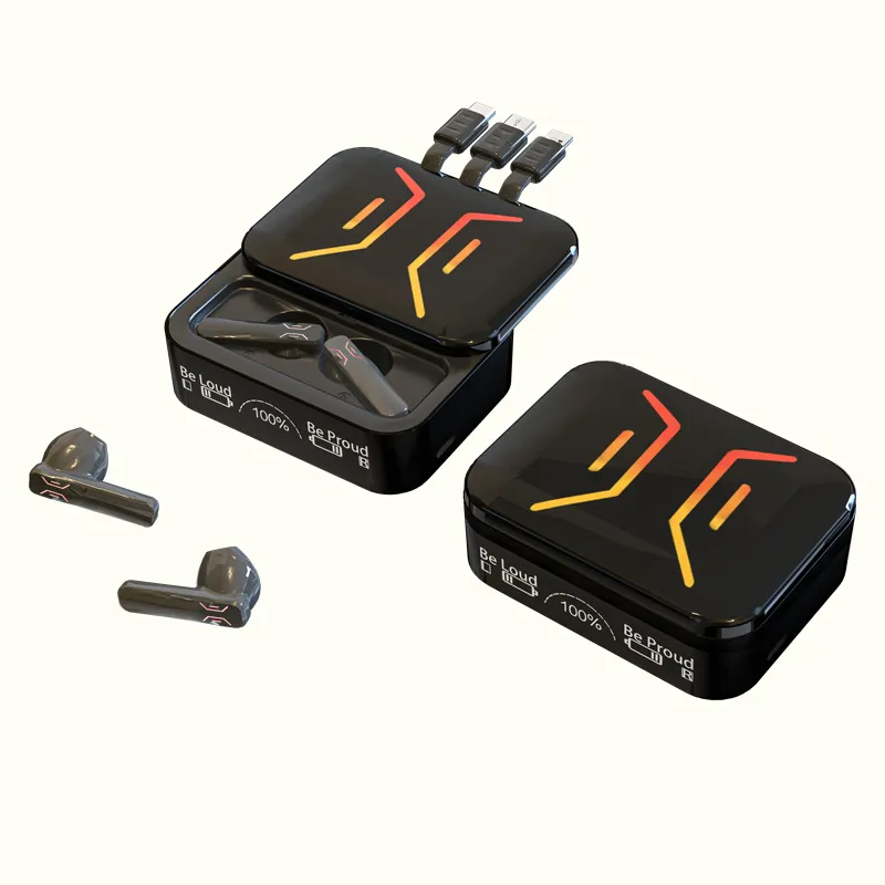 Bežične TWS slušalice + Powerbank sa 3 nastavka za punjenje