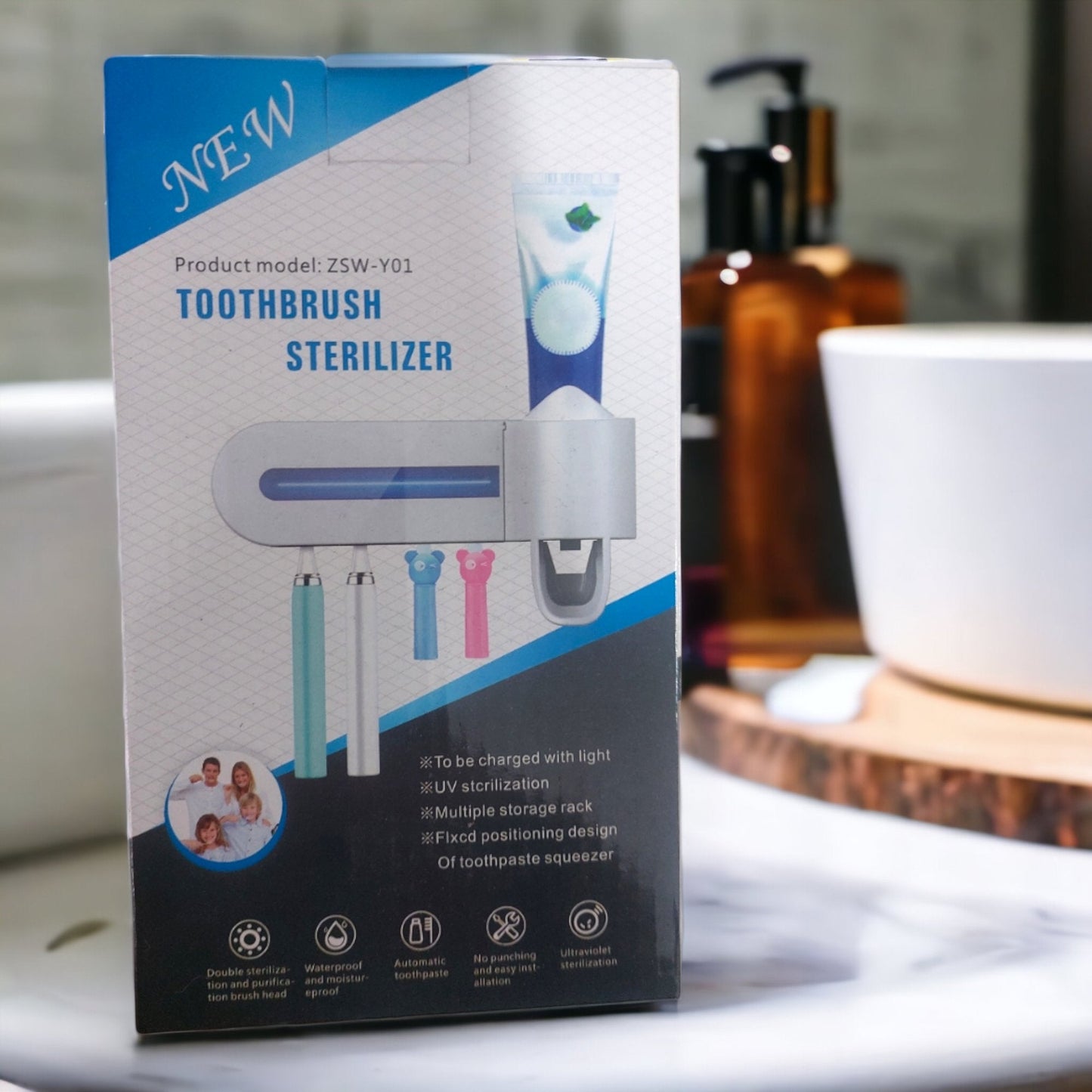 Sterilizator i Držač Četkica za Zube