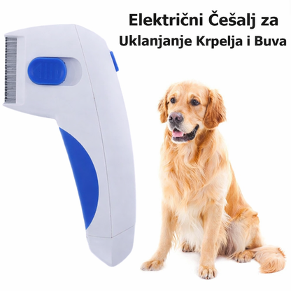 Električni Češalj za Uklanjanje Krpelja i Buva