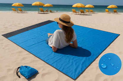 Velika Vodootporna Prostirka za Plažu & Kampovanje
