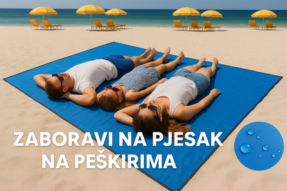 Velika Vodootporna Prostirka za Plažu & Kampovanje