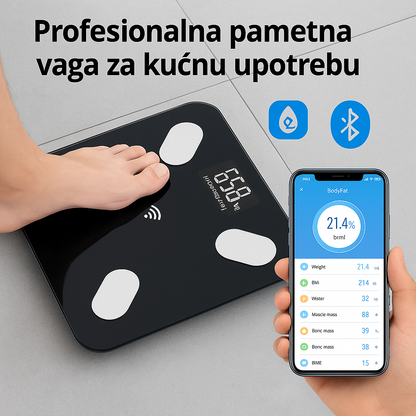 PAMETNA Digitalna Vaga - Mjeri Procente MASTI!