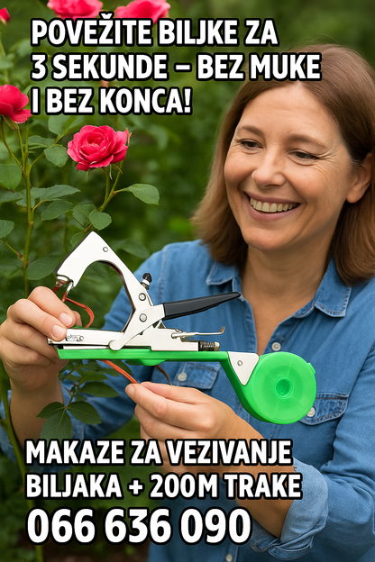 Makaze za Vezivanje Biljaka +200m Trake