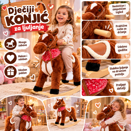 Dječiji Konjic za ljuljanje