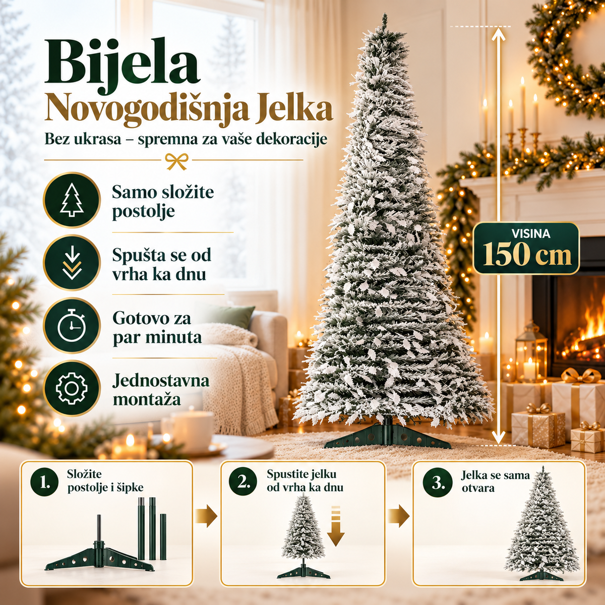Sklopiva Novogodišnja Jelka