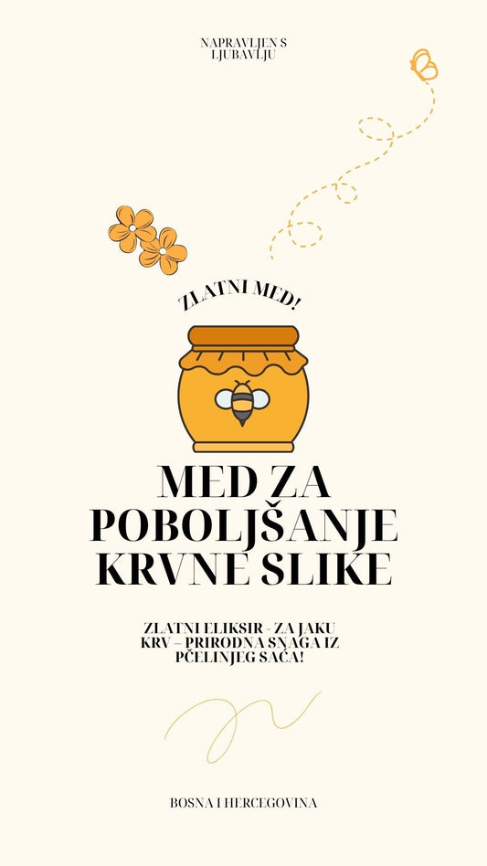 Zlatni Med – MED ZA POBOLJŠANJE KRVNE SLIKE