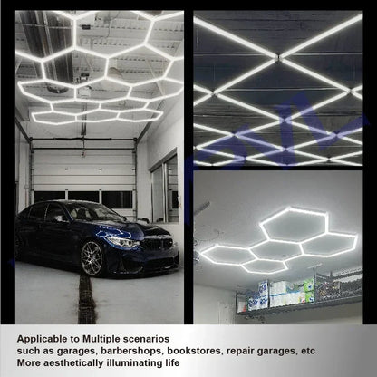 Profesionalna Heksagonalna LED rasvjeta - Za vašu Sobu, Salon ili Garažu !!!