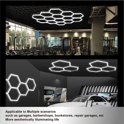 Profesionalna Heksagonalna LED rasvjeta - Za vašu Sobu, Salon ili Garažu !!!