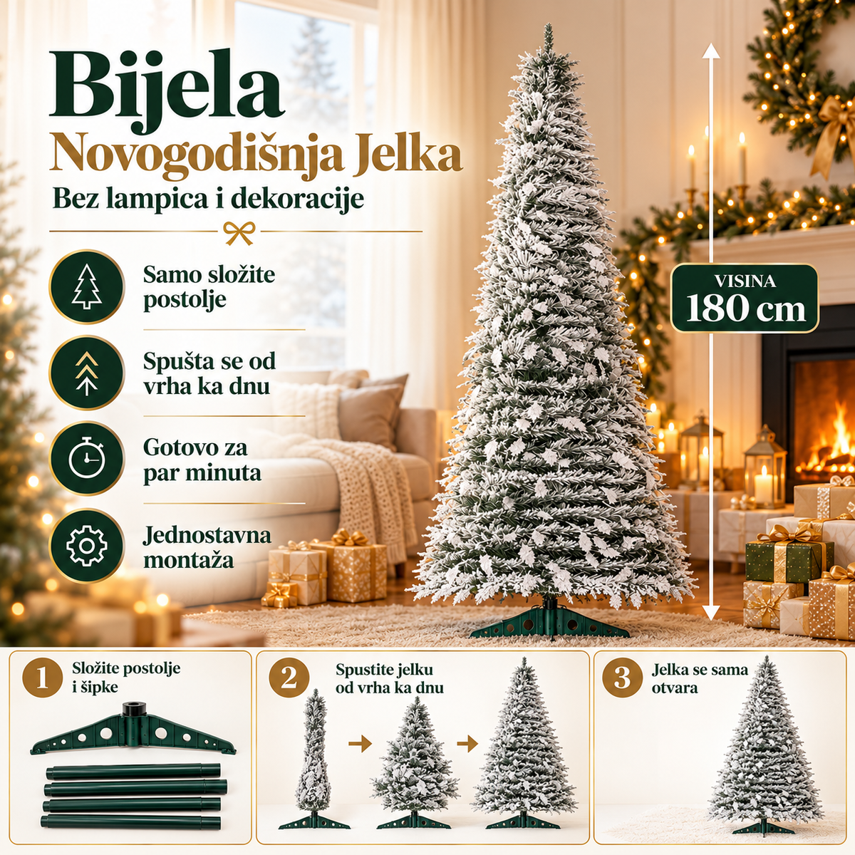Sklopiva Novogodišnja Jelka