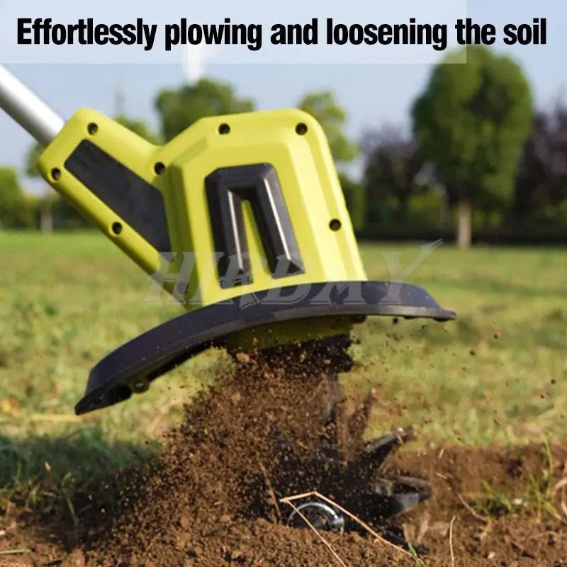 Akumulatorski Električni Kultivator 20V – Ručna Freza Za Sjetvu sa 4 Čelična Noža