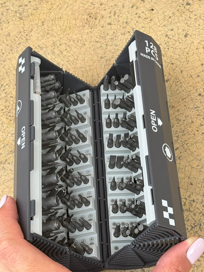 Komplet Odvijača – 128 Magnetnih Nastavaka za ELEKTRONIKU, namještaj, AUTA, bijelu tehniku